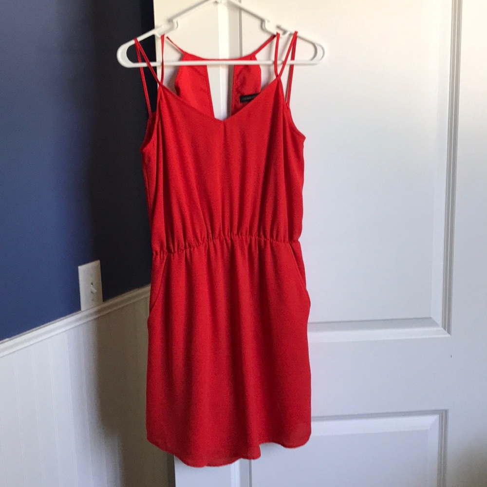 Banana Republic orange dress, size 6